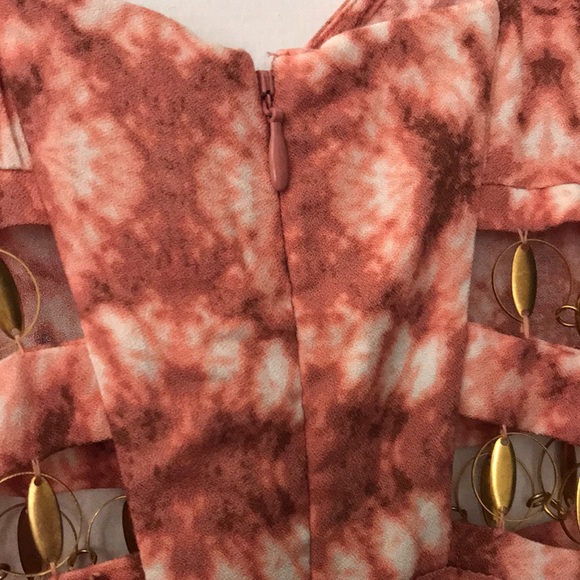 Tie dye cut out bohemian maxi dress - Picture 9 of 10